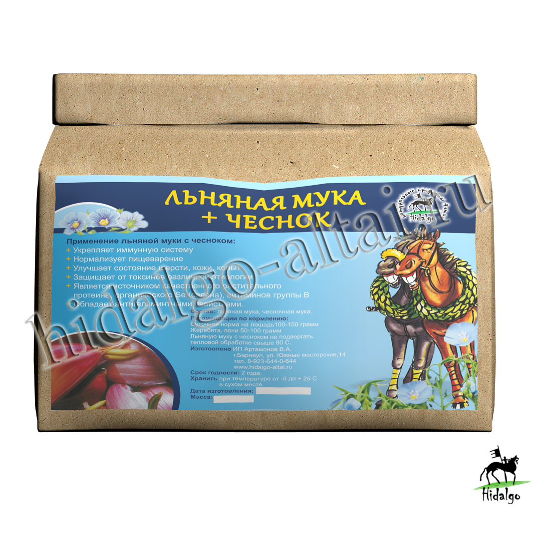 Льняная мука + Чеснок